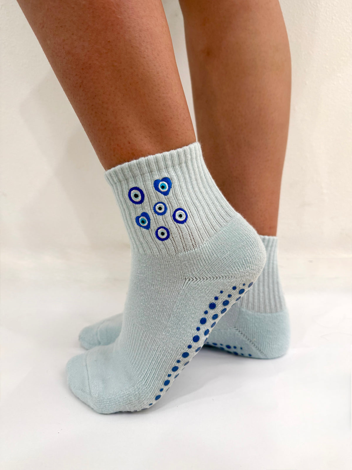 Evil Eye Grip Socks