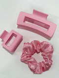 Hair Pink Accessories Bundle